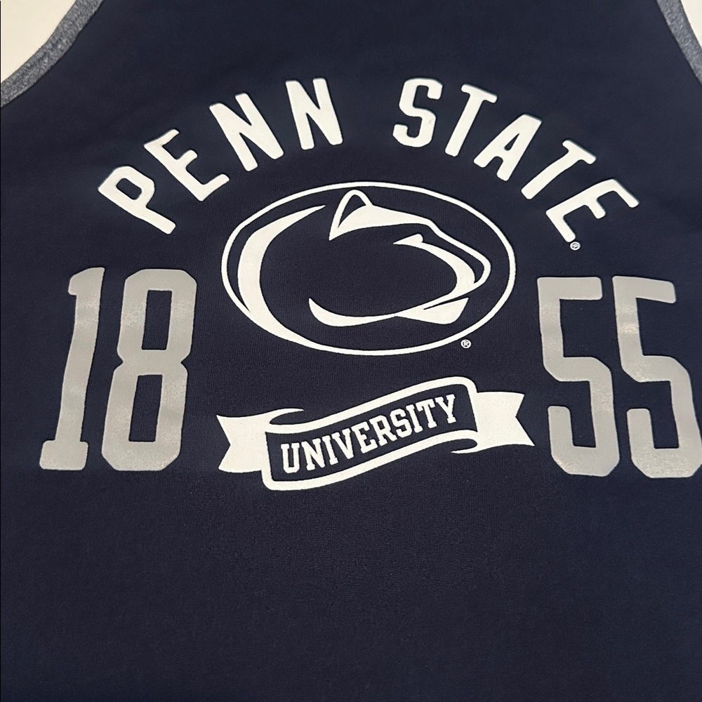 Under Armour Penn State Tank Top Navy Gray Small - Picture 2 of 5